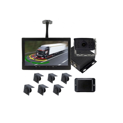 30M Detection Range Millimeter Wave Microwave Radar Detector Kit, Anti-collision Radar System W 10inch Display, Rear Camera 10inch LCD Digital Screen