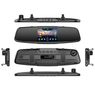 3 in 1 car dvr Russia factory supply mirror detector radar gps 3 in 1 combo with rear lens